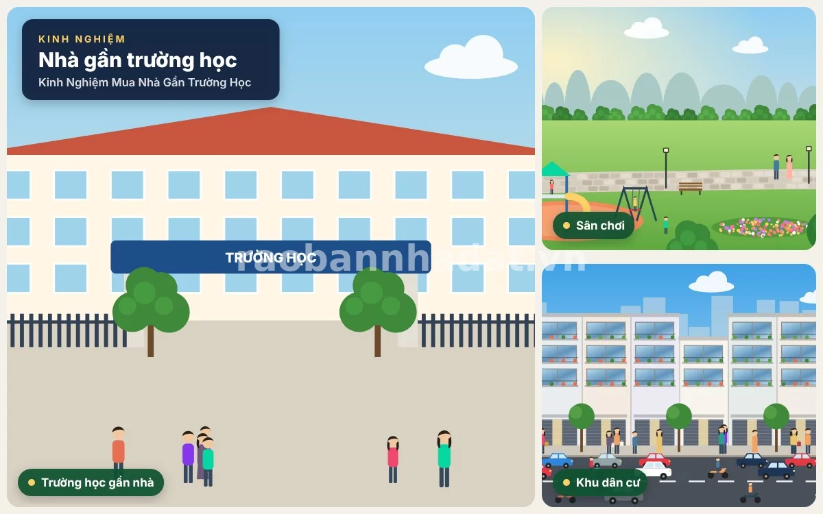 Phân tích tiềm năng bất động sản theo từng cấp bậc trường mầm non, phổ thông và đại học
