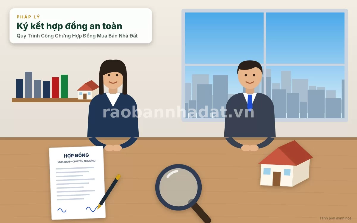Các lưu ý quan trọng về địa điểm và thời điểm giao nhận tiền khi công chứng hợp đồng