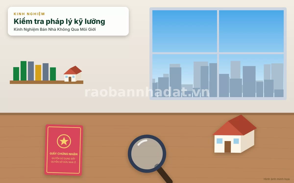 Kiểm tra pháp lý sổ đỏ và tân trang nhà cửa trước khi rao bán