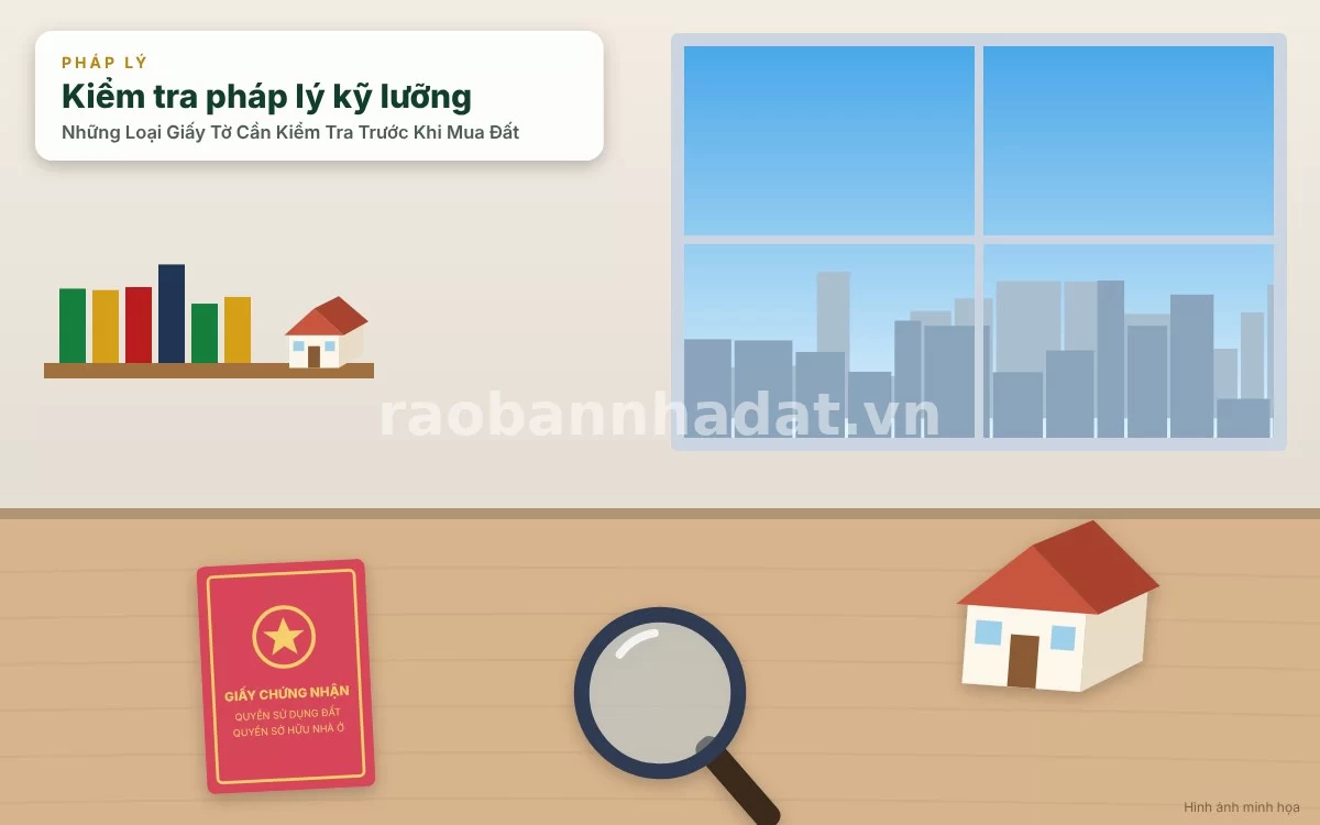 Kiểm tra Sổ đỏ gốc và Căn cước công dân chính chủ trước khi giao dịch mua bán đất
