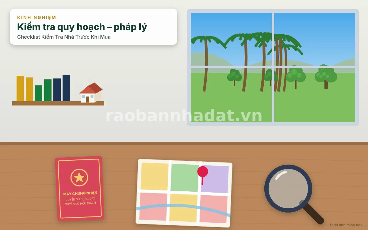 Danh sách kiểm tra pháp lý sổ hồng và quy hoạch nhà đất trước khi mua