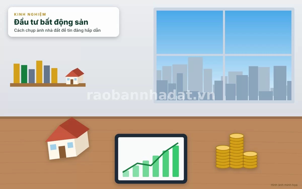 Minh họa các lỗi phổ biến cần tránh khi chụp ảnh không gian nội thất nhà đất