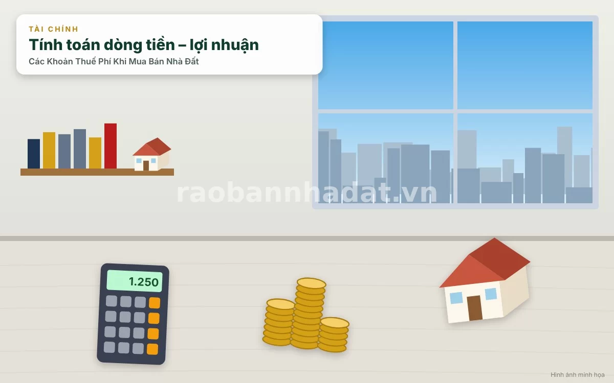 Chi tiết cách tính thuế thu nhập cá nhân 2% và lệ phí trước bạ 0.5% khi mua bán nhà đất