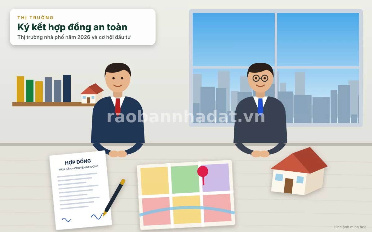 Chiến lược và bí quyết đầu tư nhà phố an toàn năm 2026