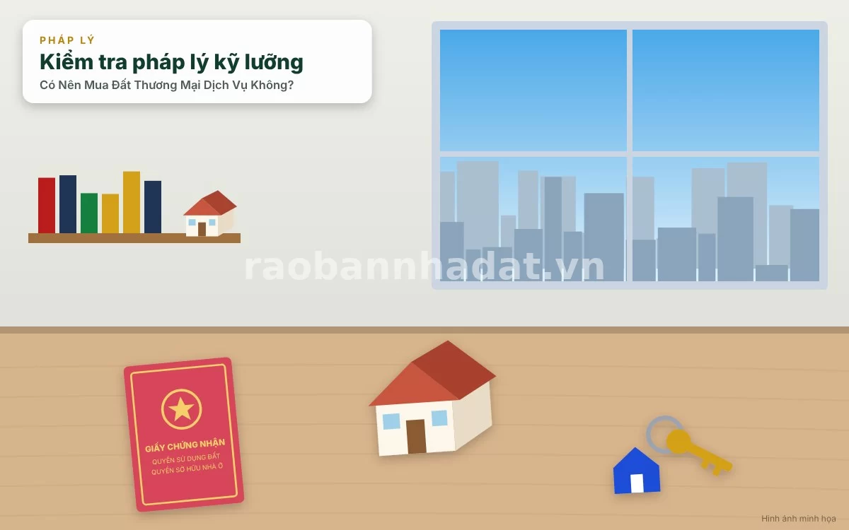 Phân tích bản chất pháp lý và nguyên nhân giá đất thương mại dịch vụ thường rẻ hơn đất ở