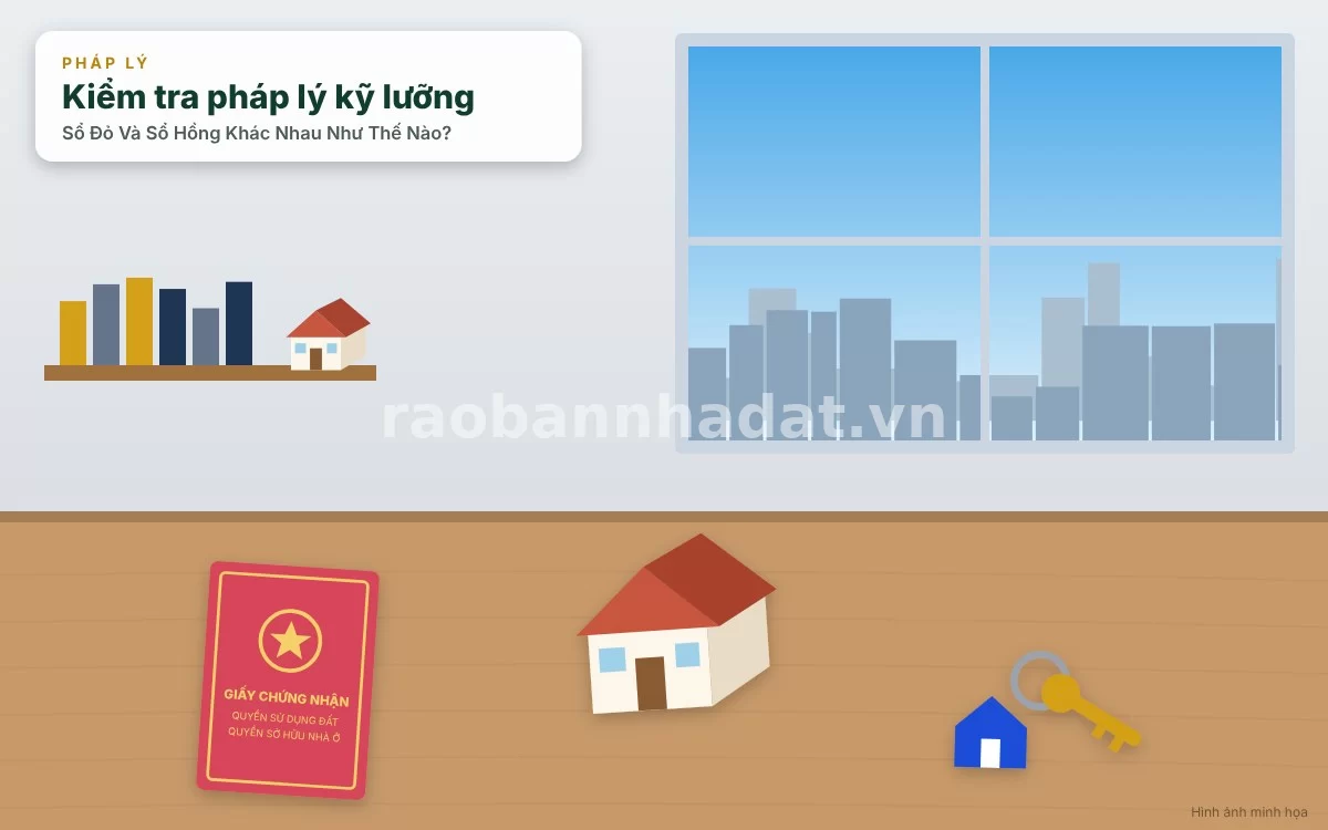 So sánh chi tiết các tiêu chí màu sắc, cơ quan ban hành và đối tượng cấp sổ