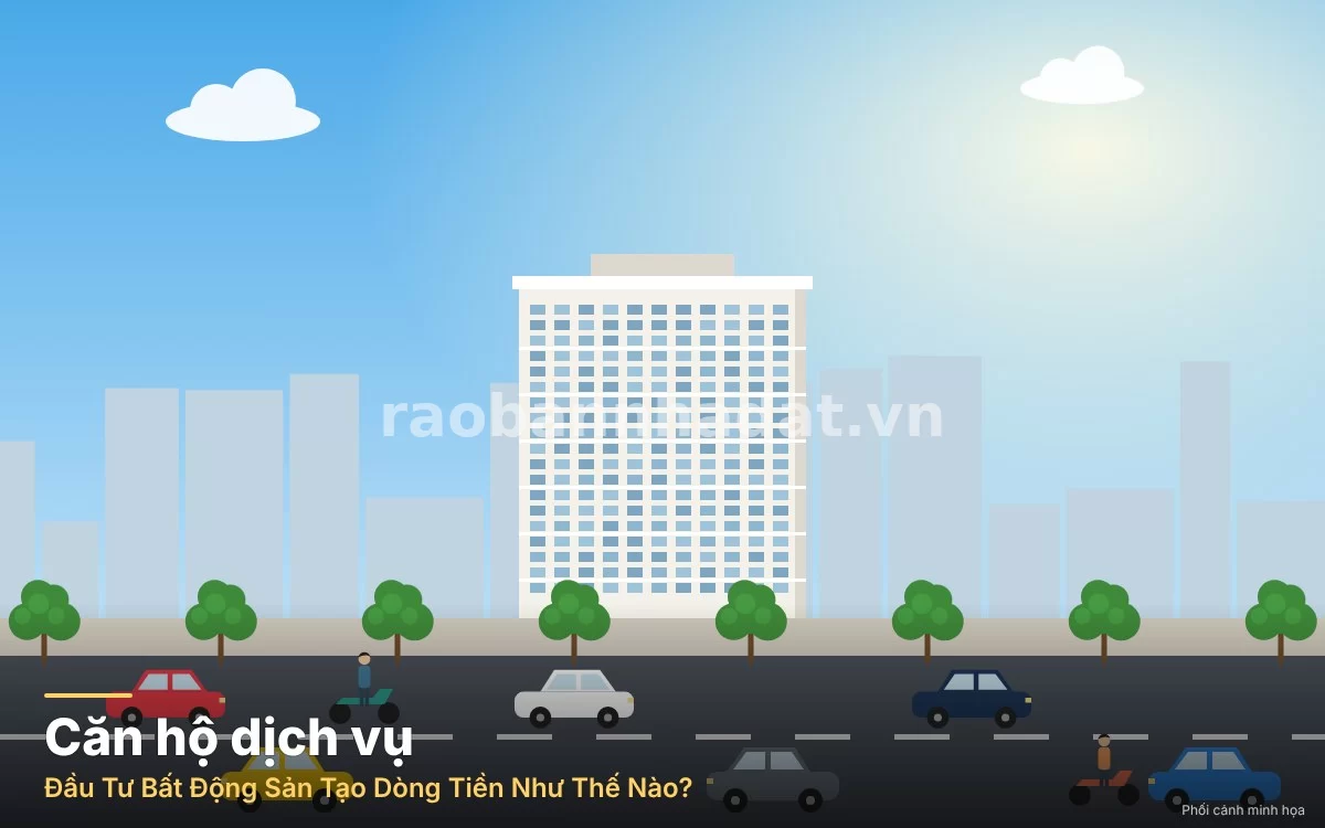 Tòa nhà căn hộ dịch vụ mini hiện đại, mô hình đầu tư tạo dòng tiền cực kỳ sinh lời