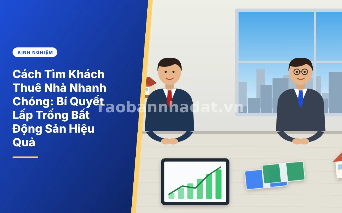 Tổng quan các cách tìm khách thuê nhà nhanh chóng và lấp đầy bất động sản