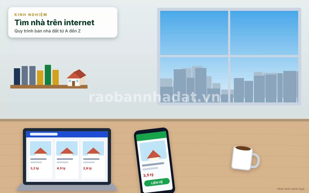 Đăng tin rao bán nhà đất trên các nền tảng số kết hợp hình ảnh trực quan chuyên nghiệp