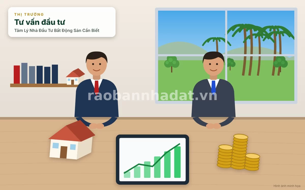 Đám đông nhà đầu tư đang chen lấn và hưng phấn giao dịch bất động sản trong cơn sốt đất