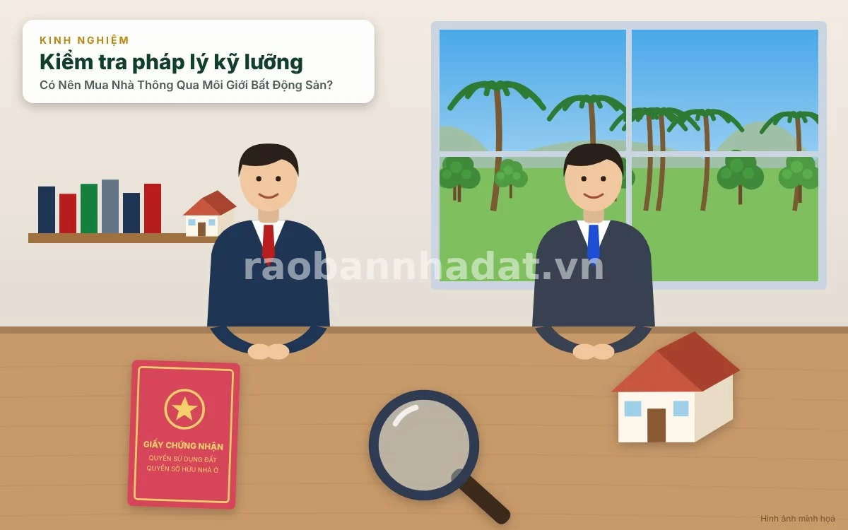 Kinh nghiệm lựa chọn và hợp tác an toàn với nhà môi giới bất động sản