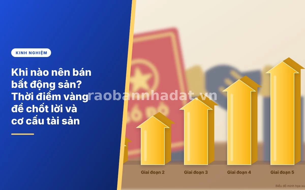 Xác định thời điểm chính xác khi nào nên bán bất động sản