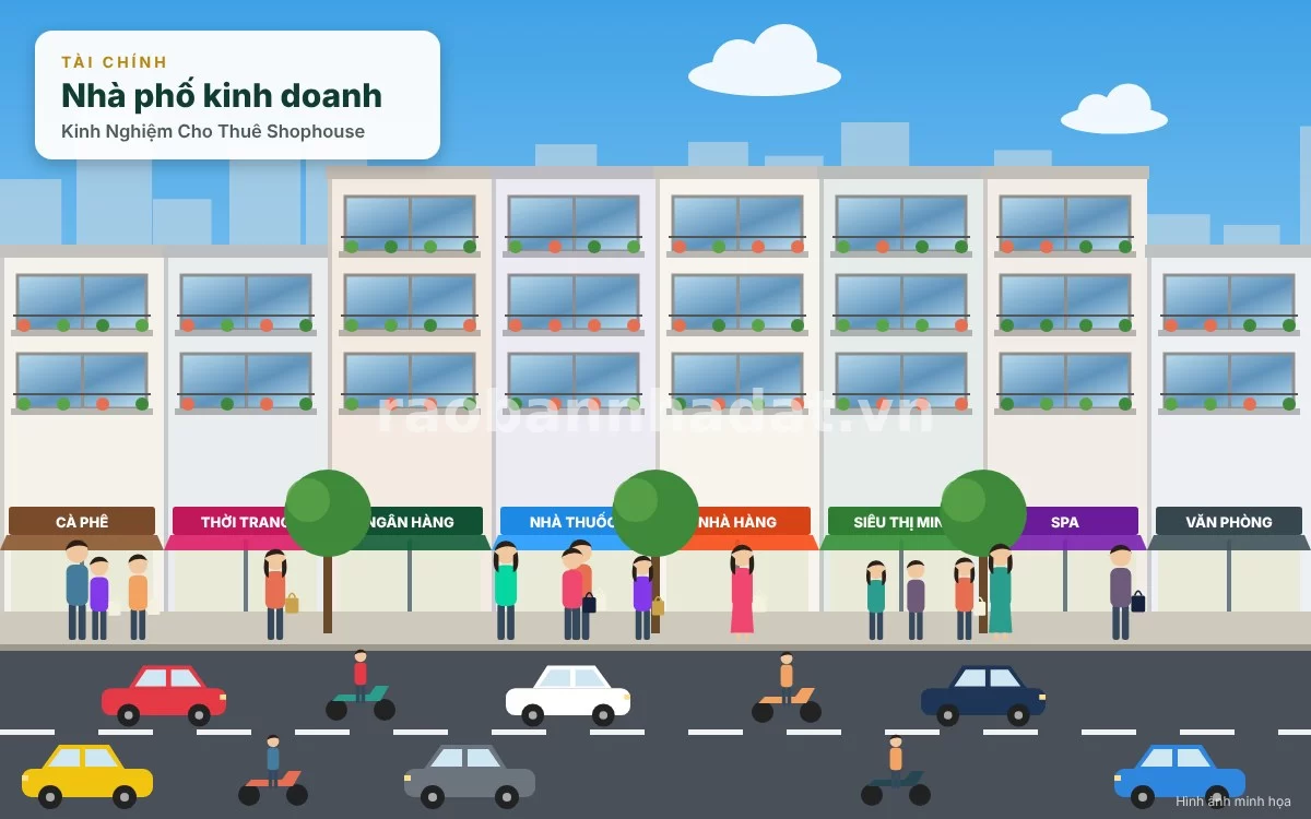 Phân tích tiềm năng thương mại và lợi thế khai thác shophouse