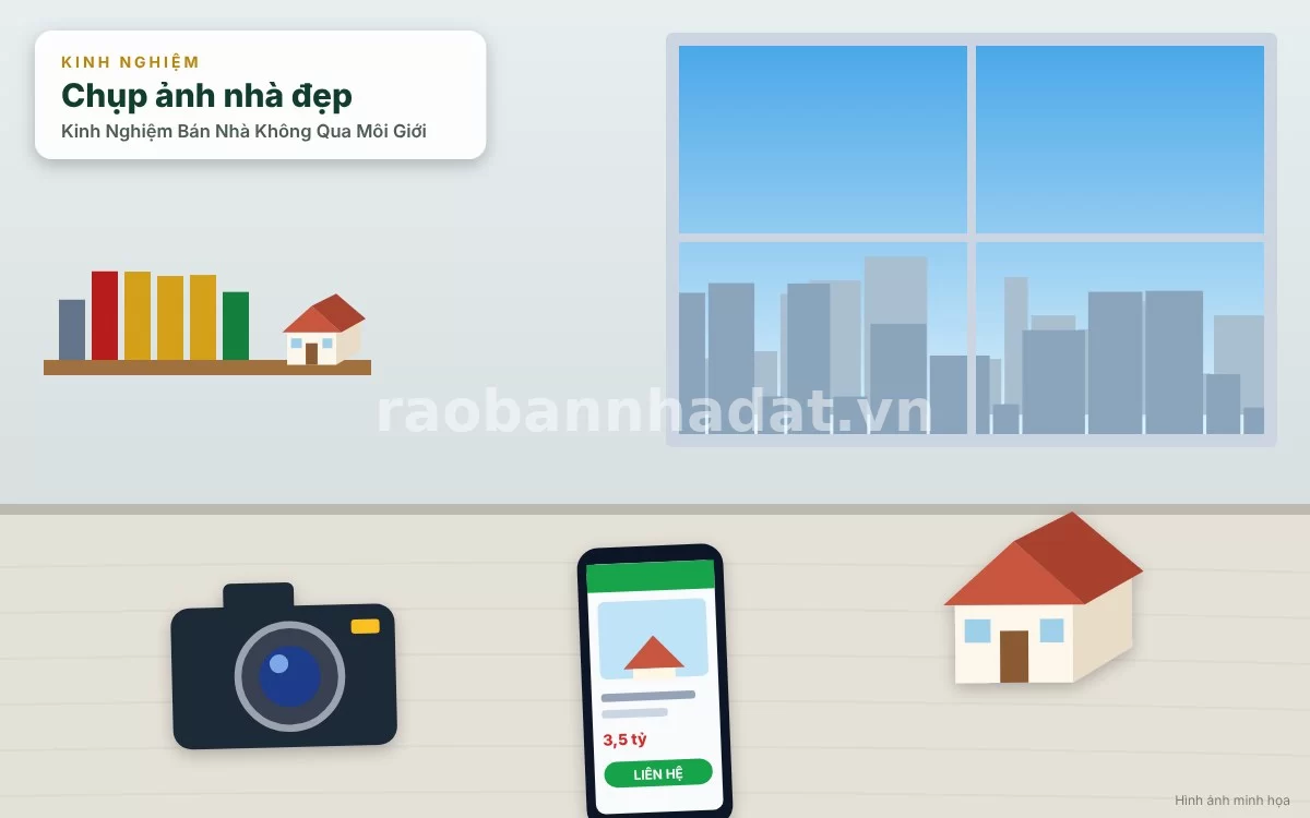 Chiến thuật chụp ảnh và đăng tin rao bán nhà đất hiệu quả trên Internet
