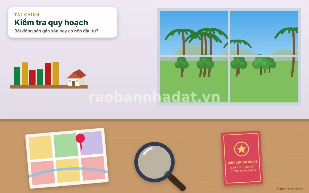 Nhận diện rủi ro quy hoạch và tiếng ồn khi đầu tư bất động sản sân bay