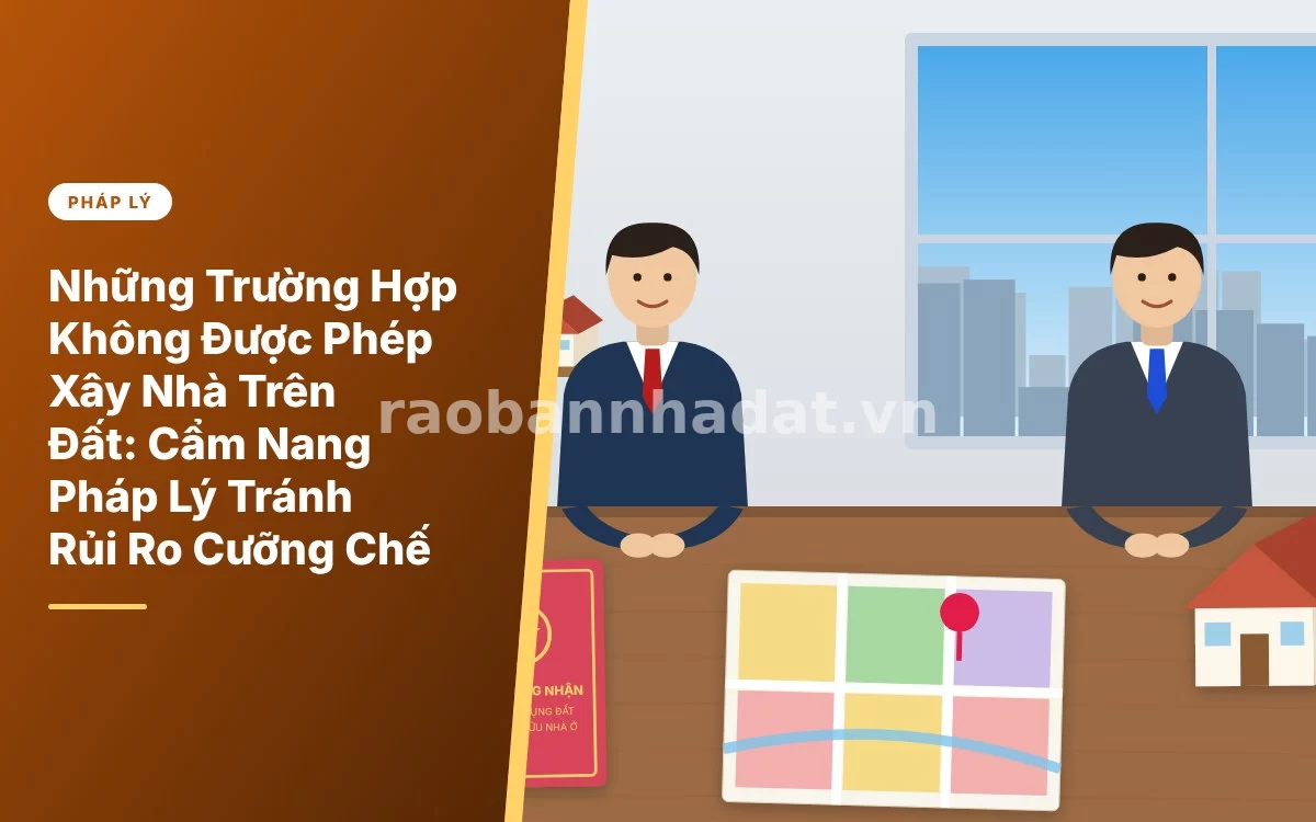 Tổng quan chi tiết các trường hợp pháp luật cấm xây dựng nhà ở trên đất đai