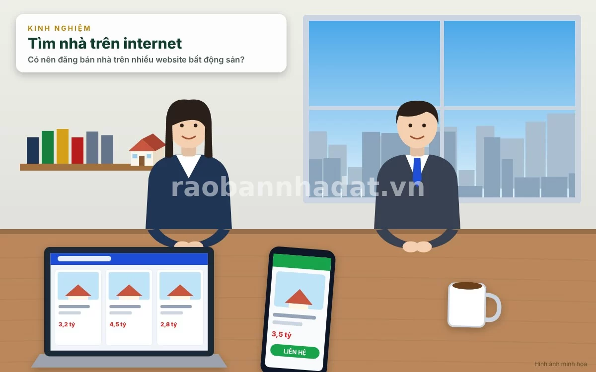 Phân tích lợi ích gia tăng độ phủ sóng khi đăng tin rao bán nhà đất trên nhiều website