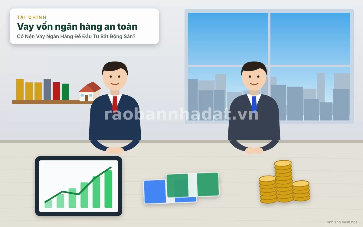Chuyên gia tài chính đang tư vấn bài toán quản trị dòng tiền và hạn mức vay an toàn cho khách hàng