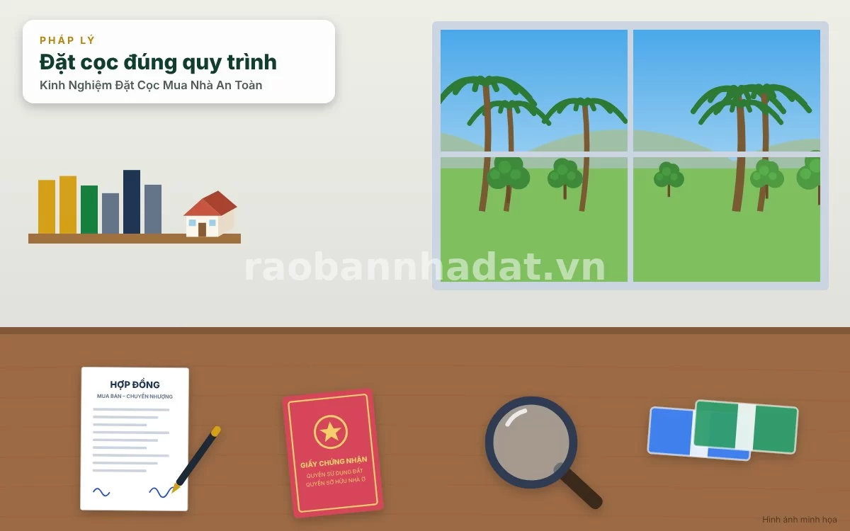 Các nguyên tắc vàng và quy trình đặt cọc bất động sản an toàn