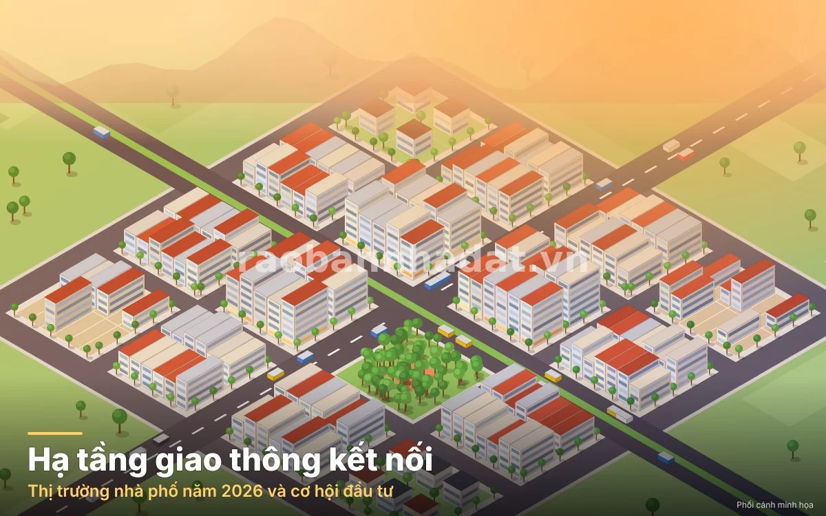 Hạ tầng giao thông và động lực phát triển nhà phố