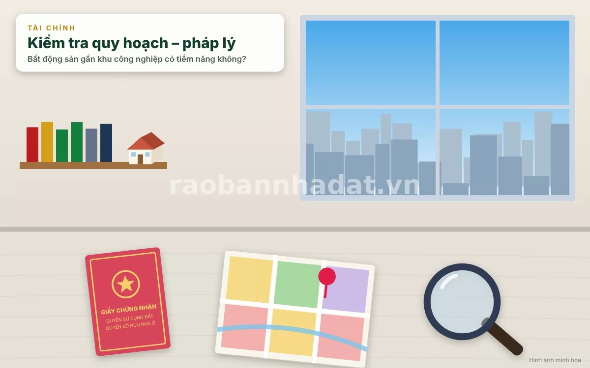 Nhận diện rủi ro pháp lý và môi trường khi đầu tư nhà đất gần KCN