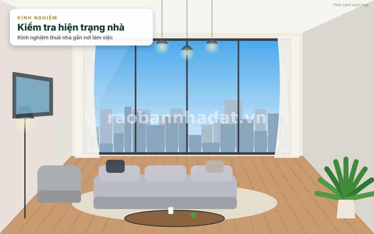 Kiểm tra kỹ lưỡng cơ sở vật chất và an ninh trước khi ký hợp đồng thuê nhà