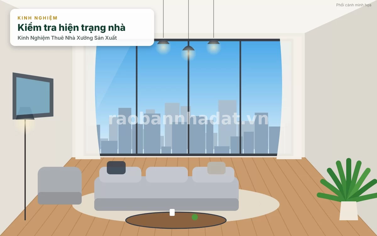 Các tiêu chí kiểm tra kỹ thuật kết cấu xưởng, chiều cao và điện ba pha