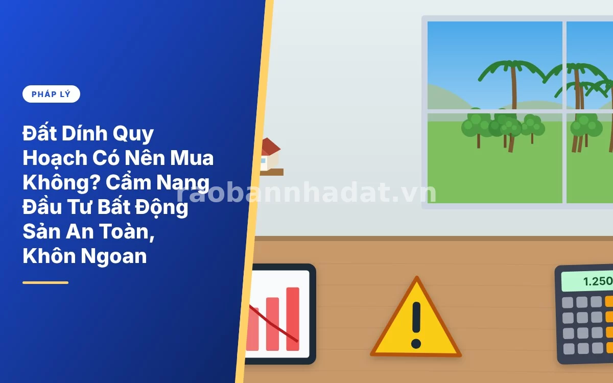 Tổng quan phân tích có nên mua đất dính quy hoạch hay không và những rủi ro cần biết
