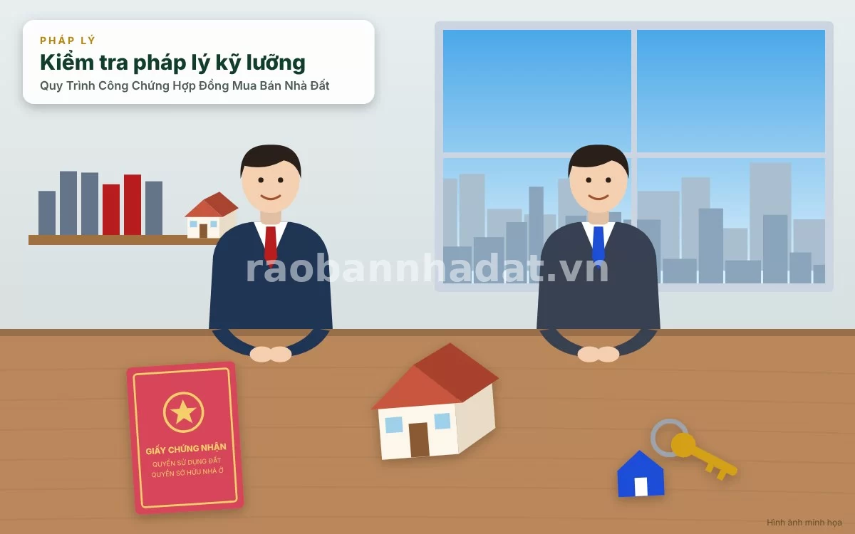 Chuẩn bị đầy đủ hồ sơ nhân thân và sổ đỏ gốc trước khi ra văn phòng công chứng