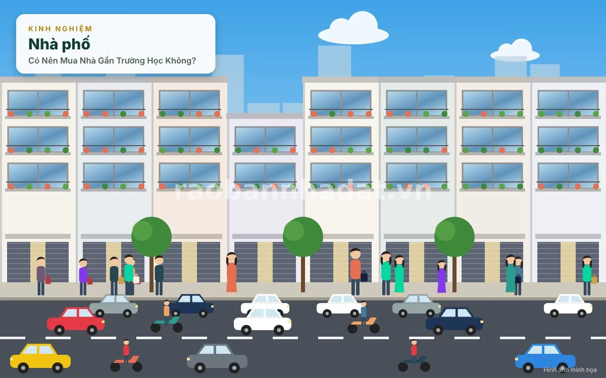 Kinh nghiệm thực chiến chọn khoảng cách và thiết kế cách âm khi mua nhà gần trường học