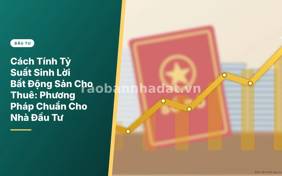 Tổng quan hướng dẫn cách tính tỷ suất sinh lời bất động sản cho thuê chuẩn chuyên gia