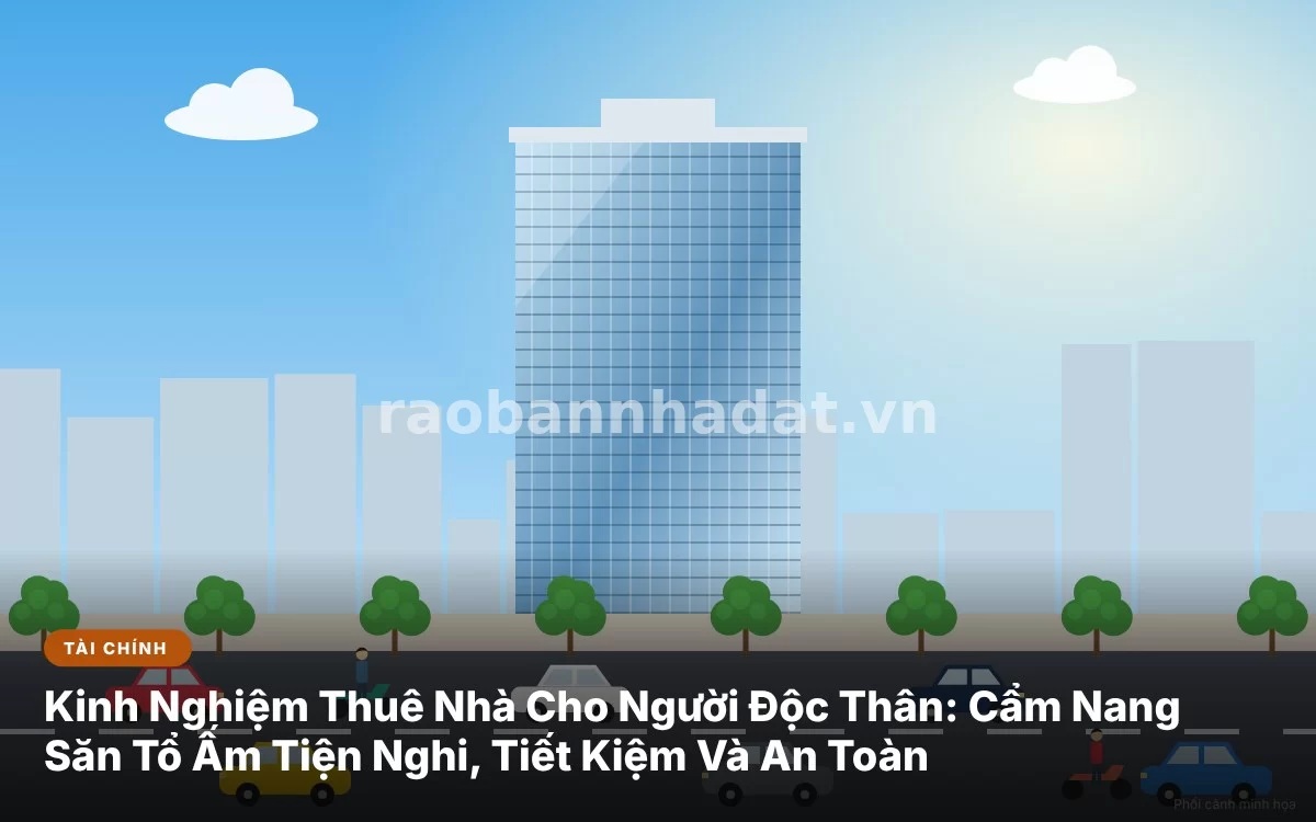Tổng quan kinh nghiệm tìm kiếm và thuê nhà cho người độc thân tiện nghi, an toàn