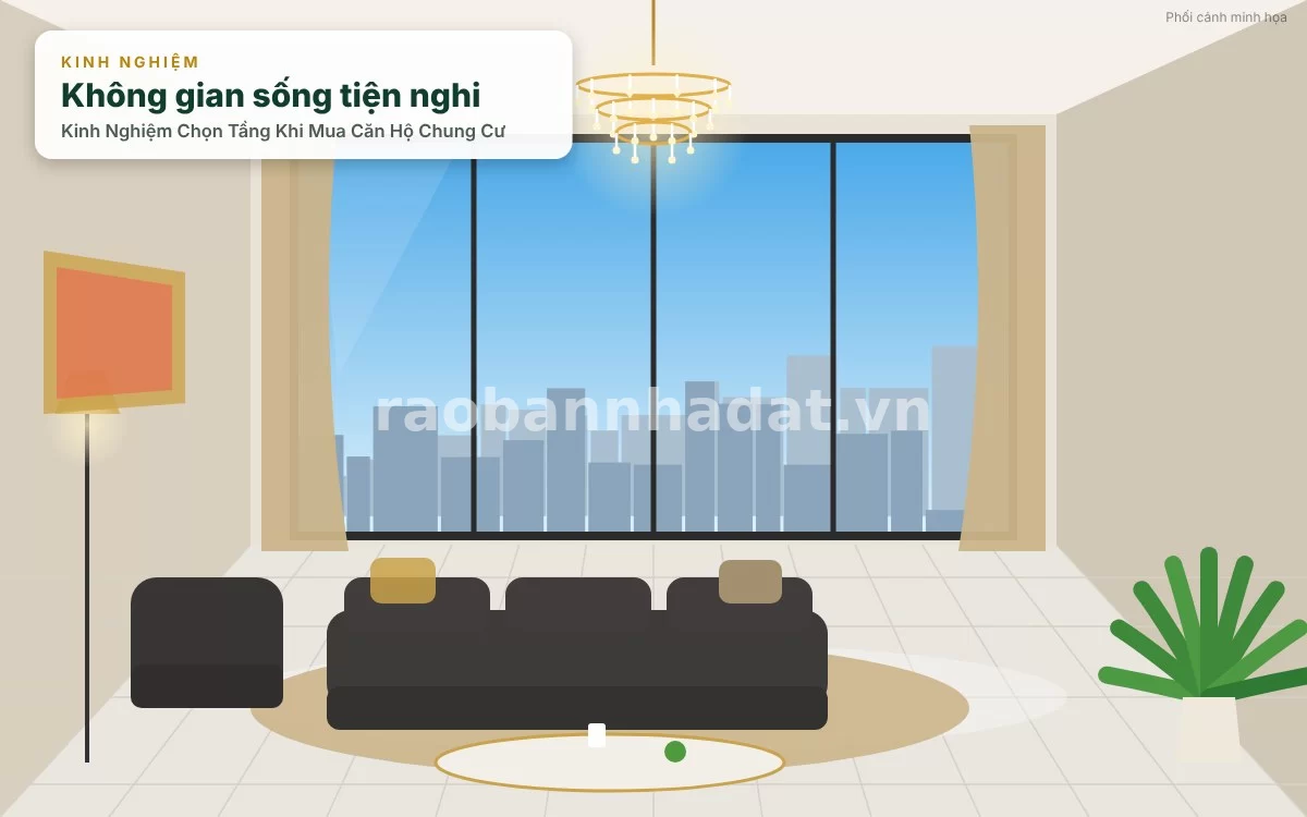 Tầm nhìn panorama đẳng cấp ngắm trọn thành phố từ các căn hộ tầng cao