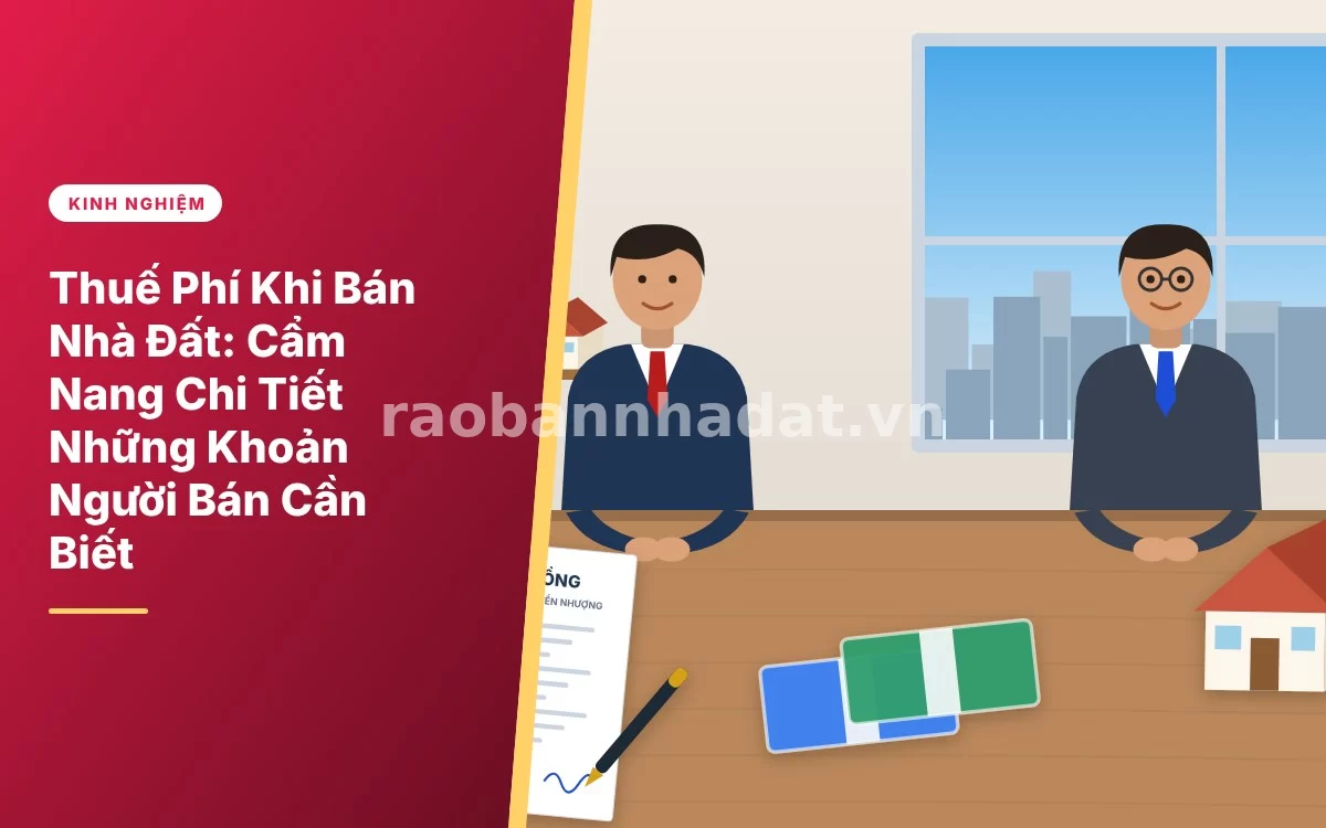 Tổng quan các loại thuế phí khi bán nhà đất và chuyển nhượng bất động sản