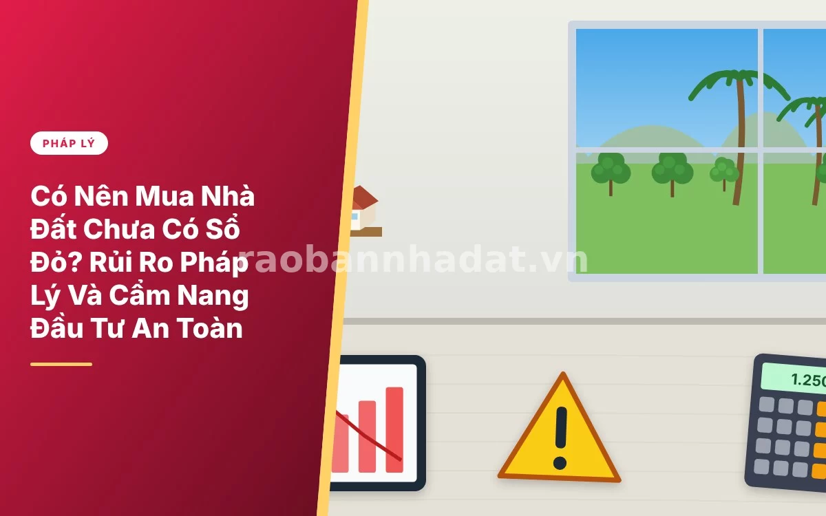Tổng quan phân tích có nên mua nhà đất chưa có sổ đỏ hay không và các rủi ro pháp lý