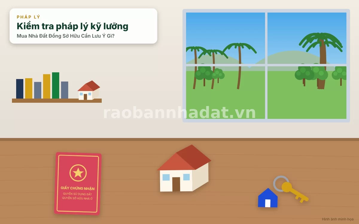 Các rủi ro nặng nề về tranh chấp và phụ thuộc đồng chủ sở hữu khi mua nhà chung sổ