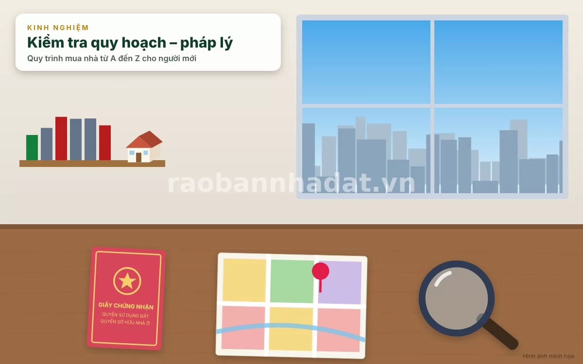 Kiểm tra tính pháp lý và sổ hồng khi mua nhà