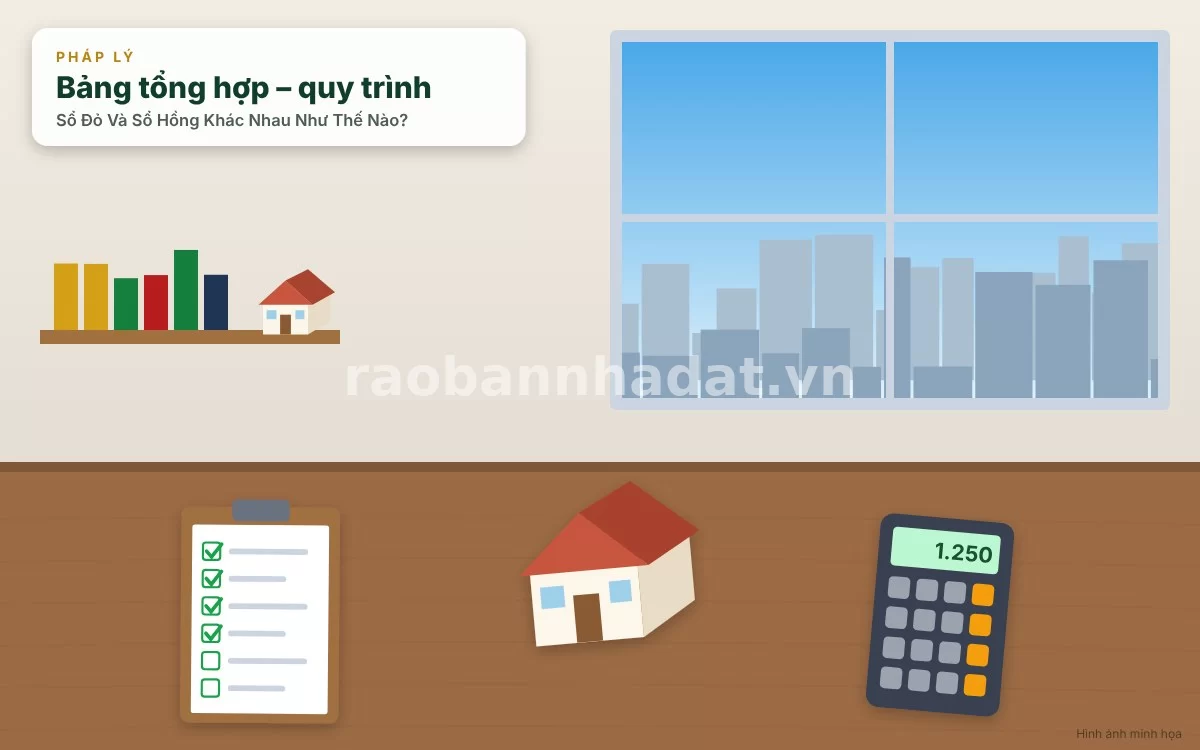 Thủ tục cấp đổi và cập nhật thông tin sổ đỏ sổ hồng mới theo quy định pháp luật