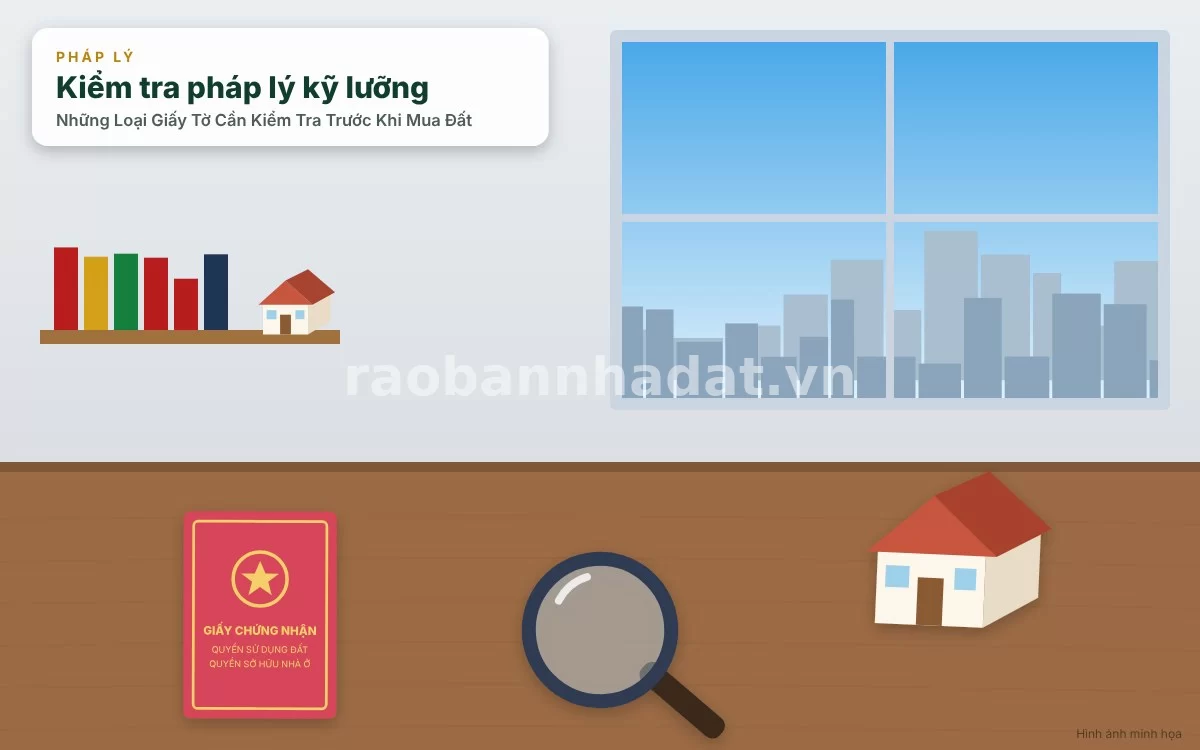 Tầm quan trọng của việc kiểm tra và thẩm định giấy tờ pháp lý trước khi giao dịch đất đai