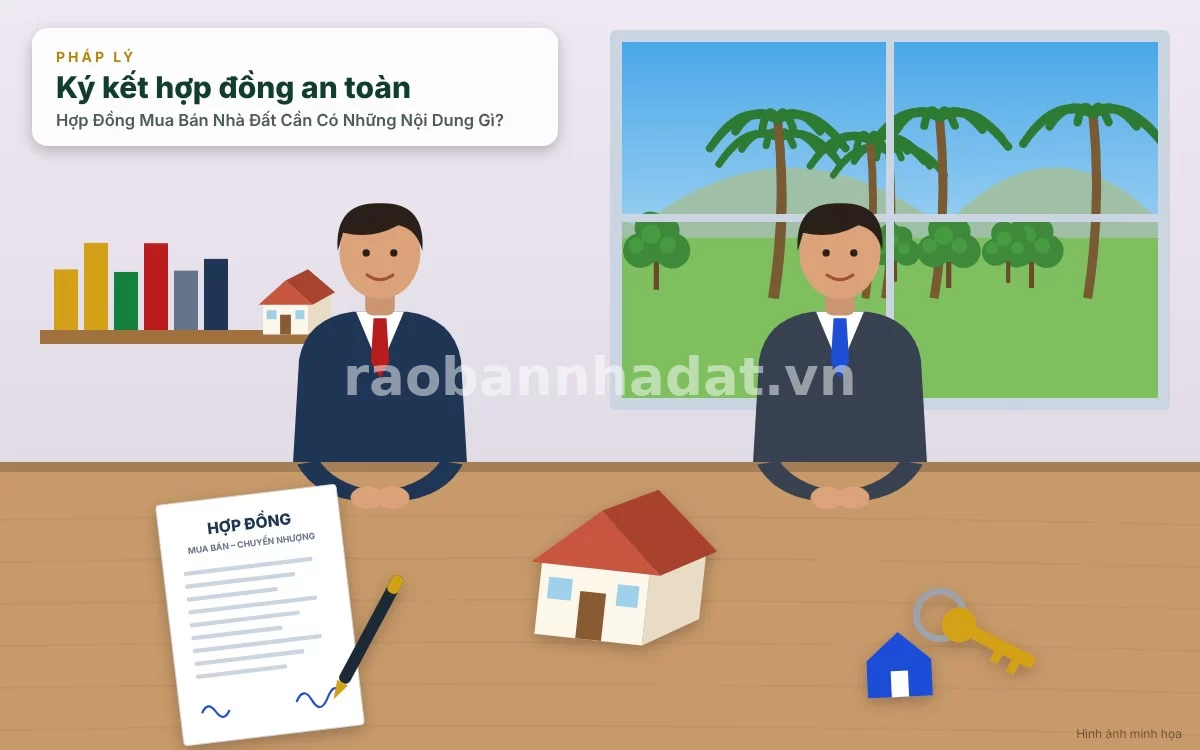 Quy trình thực hiện ký kết và công chứng hợp đồng mua bán nhà đất an toàn tại cơ quan chức năng