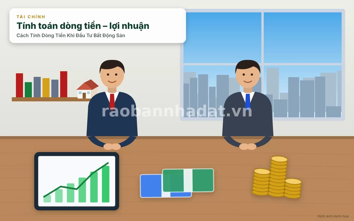 Chuyên gia tài chính đang phân tích bài toán dòng tiền và rủi ro vận hành cho khách hàng
