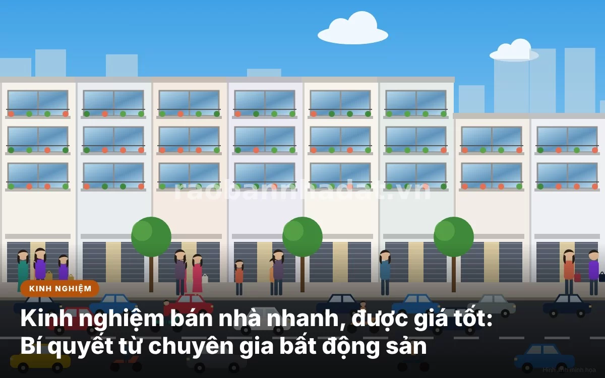 Toàn cảnh quy trình bán nhà nhanh chóng và đạt giá tốt nhất cho chủ nhà