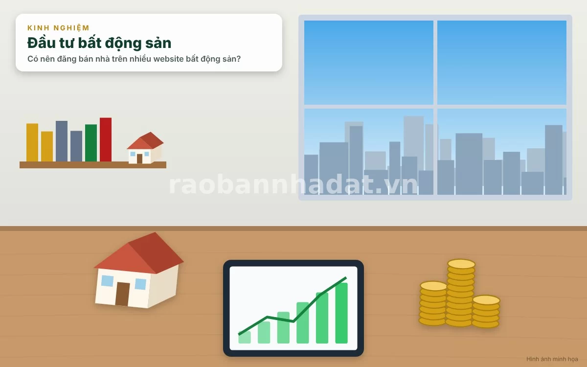 Sơ đồ chiến lược phân phối nội dung đăng tin bất động sản thông minh trên nhiều nền tảng