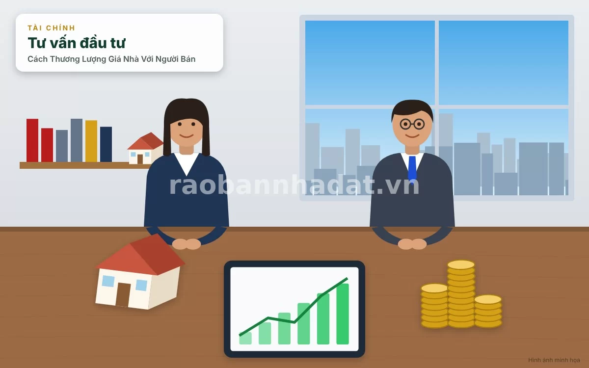 Minh họa các chiến thuật thương lượng và thuyết phục chủ nhà hiệu quả