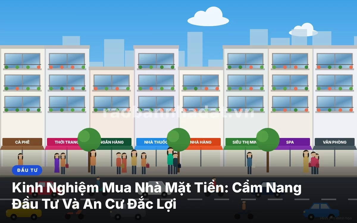 Tổng quan kinh nghiệm mua nhà mặt tiền kinh doanh đắc lợi và những lưu ý quan trọng