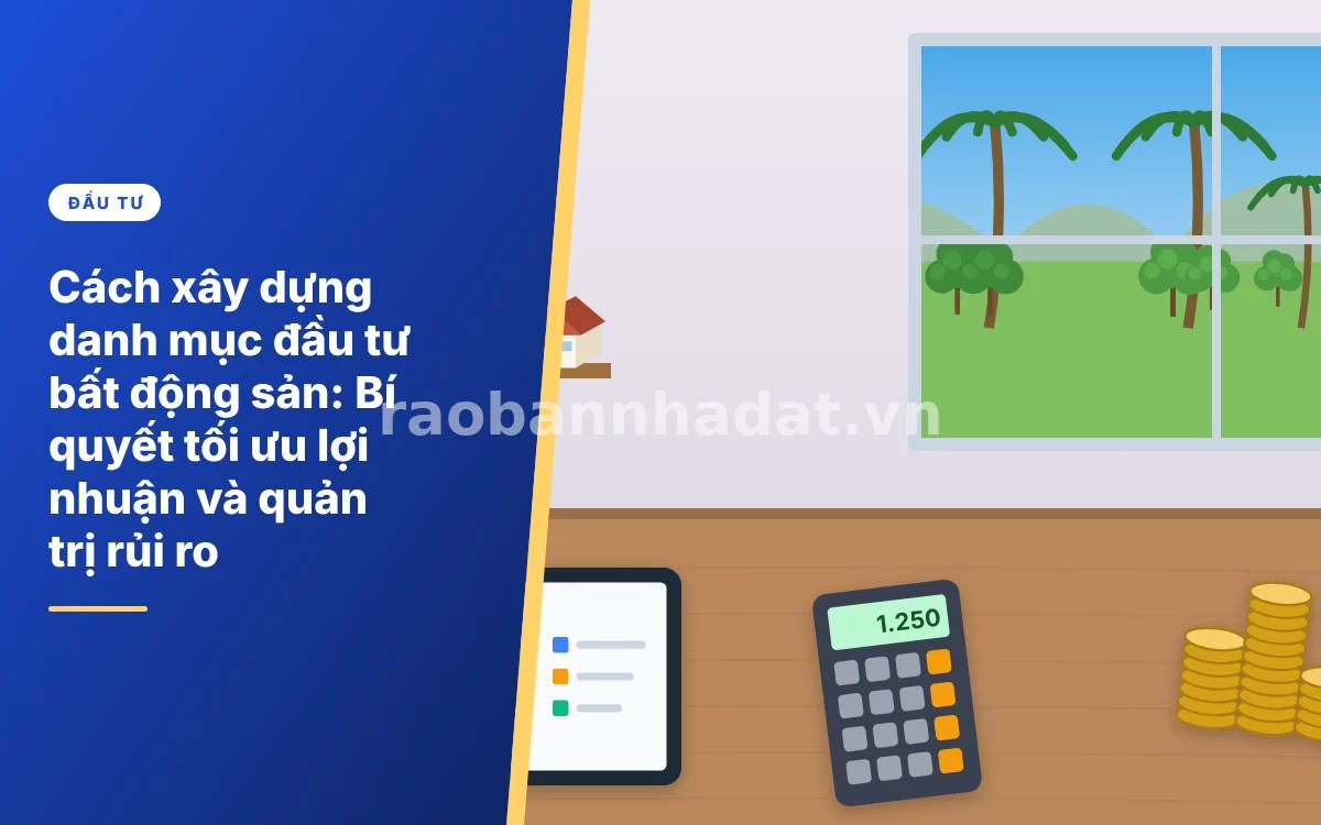 Tổng quan về chiến lược xây dựng danh mục đầu tư bất động sản