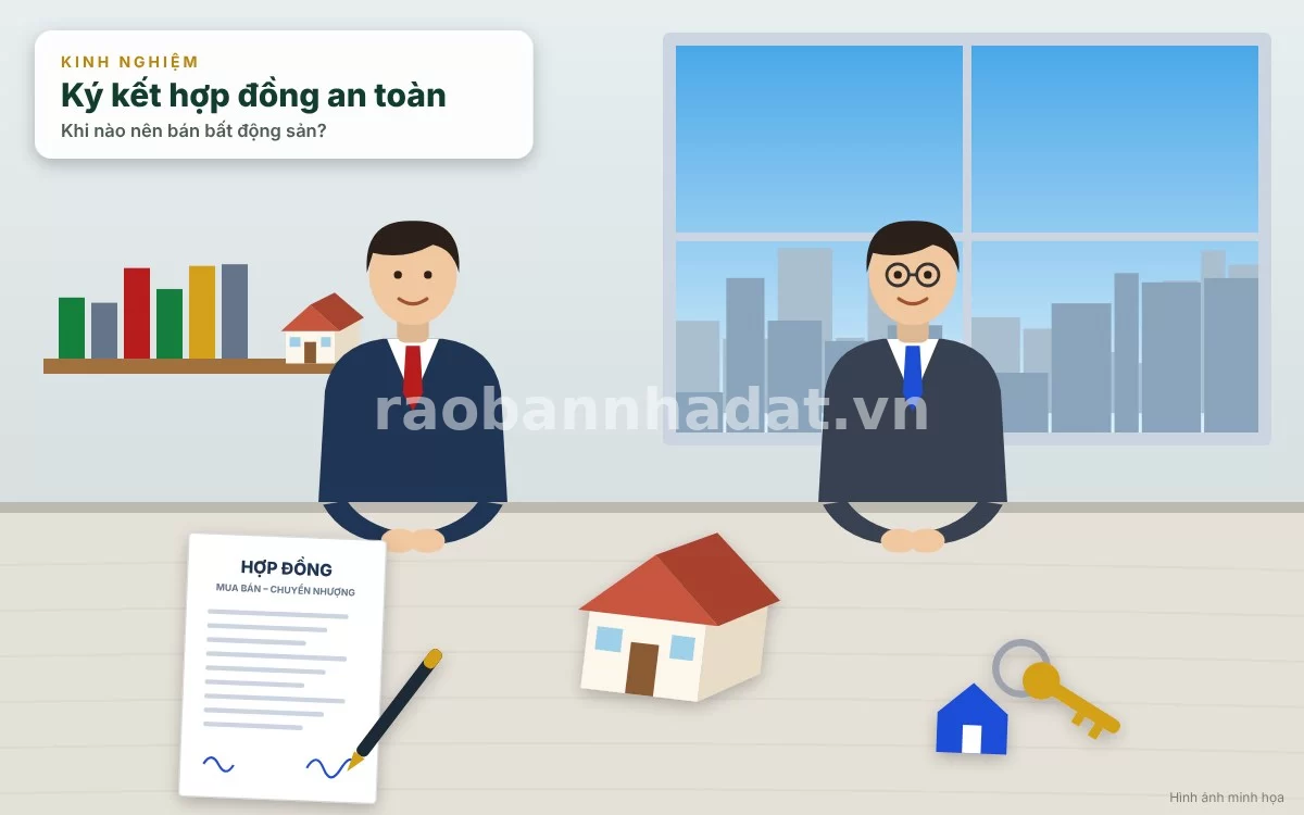 Nhận biết thời điểm chốt lời và bán bất động sản hiệu quả