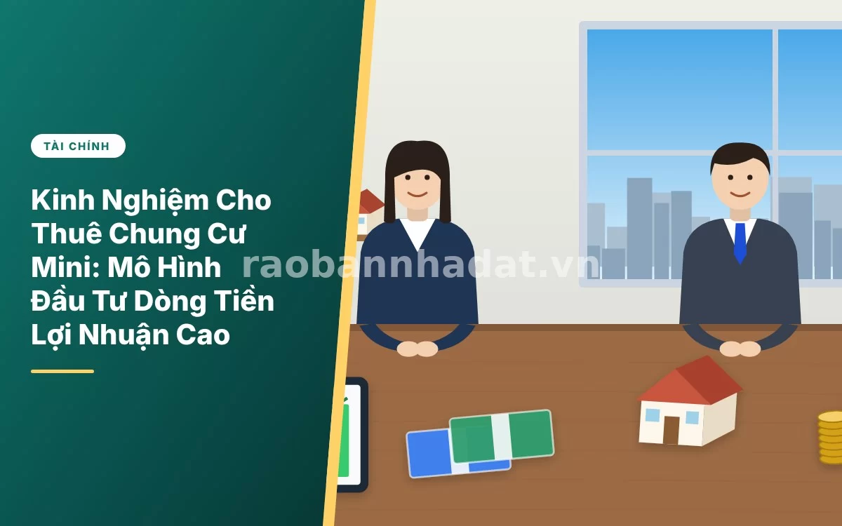 Tổng quan kinh nghiệm đầu tư và cho thuê chung cư mini sinh lời dòng tiền cao