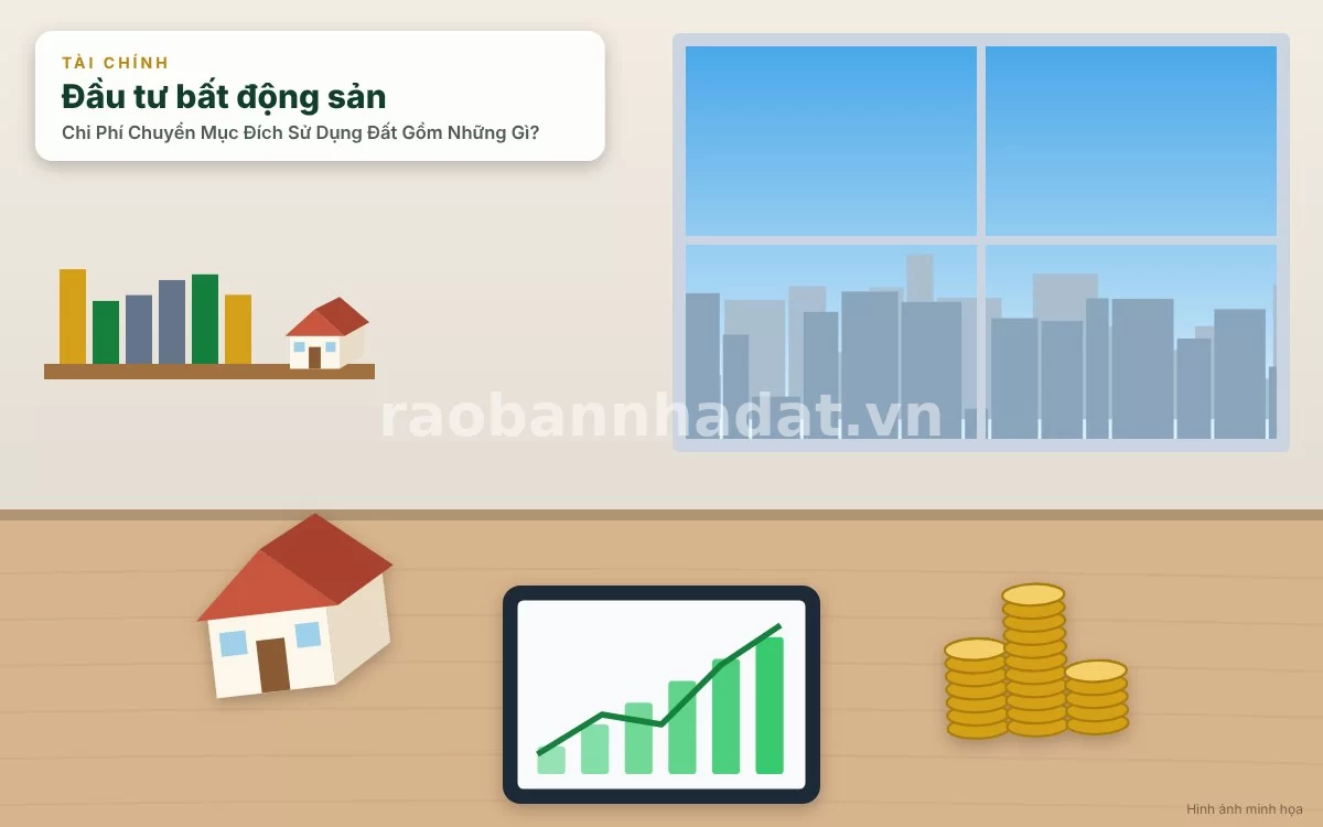 Chi tiết các khoản tiền sử dụng đất và lệ phí hành chính khi chuyển đổi mục đích