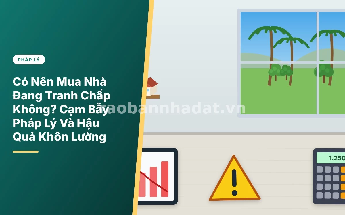 Tổng quan phân tích có nên mua nhà đang tranh chấp hay không và những rủi ro pháp lý